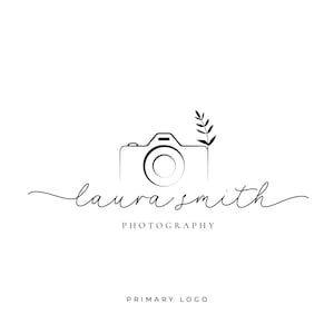 Minimalist Photography Logo: Premade Business Watermark