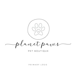 Pet Logo, Dog Logo Paws Logo, Dog Grooming Logo, Pet Salon Logo, Veterinary Logo, Pet Boutique Logo, Custom Logo, Dog Walking Logo, Pet Shop