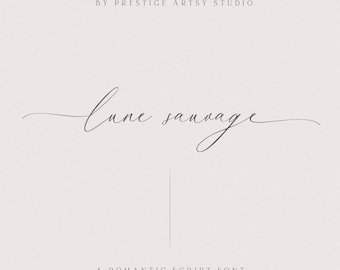 Cursive Script Font, Wedding Font, Cursive Font, Calligraphy Font, Cricut Font, Modern Font, Fonts For Cricut, Digital Font, Script Font