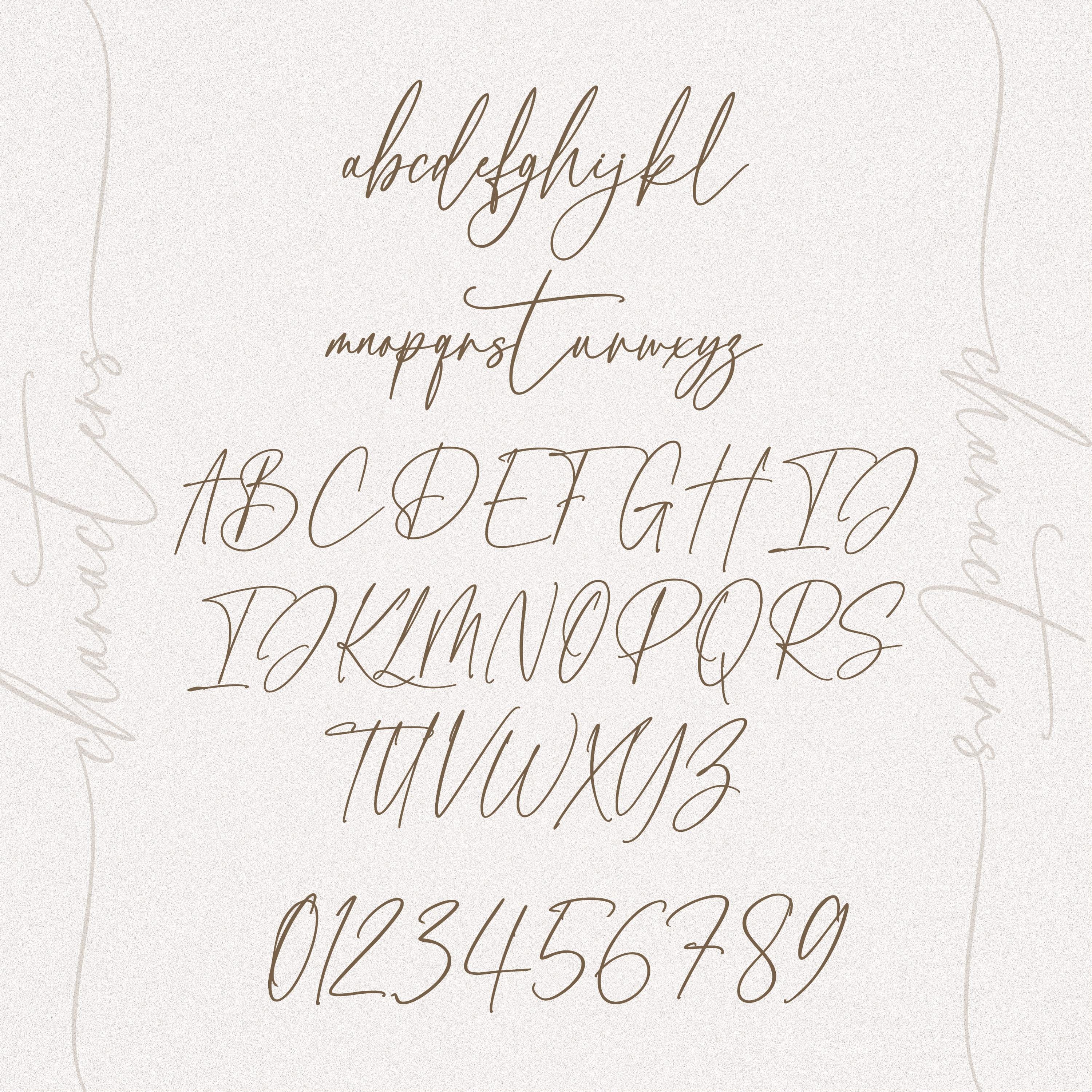 Cursive Font, Calligraphy Font, Cursive Script Font, Wedding Font ...