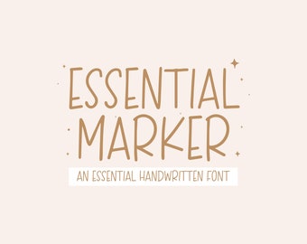 Handwriting Font, Teacher Font, All Caps Font, Procreate Fonts, Canva Fonts, Font for Cricut, Cricut Fonts, Handwritten Font, Cute Font