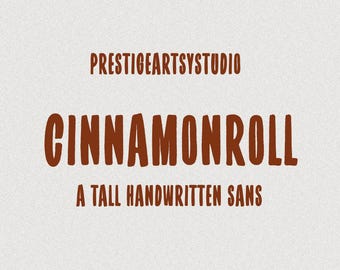 Handwritten Font, Canva Font, Procreate Font, Digital Font, Modern Font, Marker Font, Tall Font, Cricut Fonts, Handwritten Logo Font