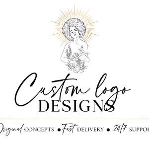 Custom Hand-Drawn Logo Design: Unique Business Branding