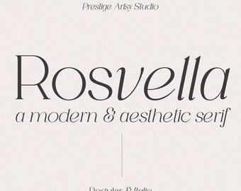 Serif Font, Modern Font, Classy Font, Logo Font, Canva Font, Procreate Font, Fonts for Cricut, Digital Font, Cricut Font, Font, Stylish Font