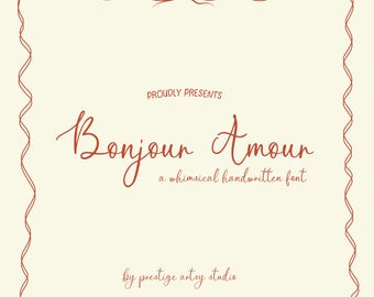 Script Font, Handwriting Font, Whimsical Script, Invitation Font, Cursive Font, Wedding Font, Modern Font, Cricut Font, Calligraphy Font