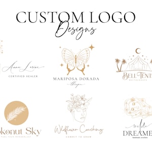 Logo-Design, Benutzerdefiniertes Logo-Design, Professionelles Logo, Einfaches Logo-Design, Fotografie-Logo, Logos, Geschäftslogo, Branding-Logo, Boho-Logo