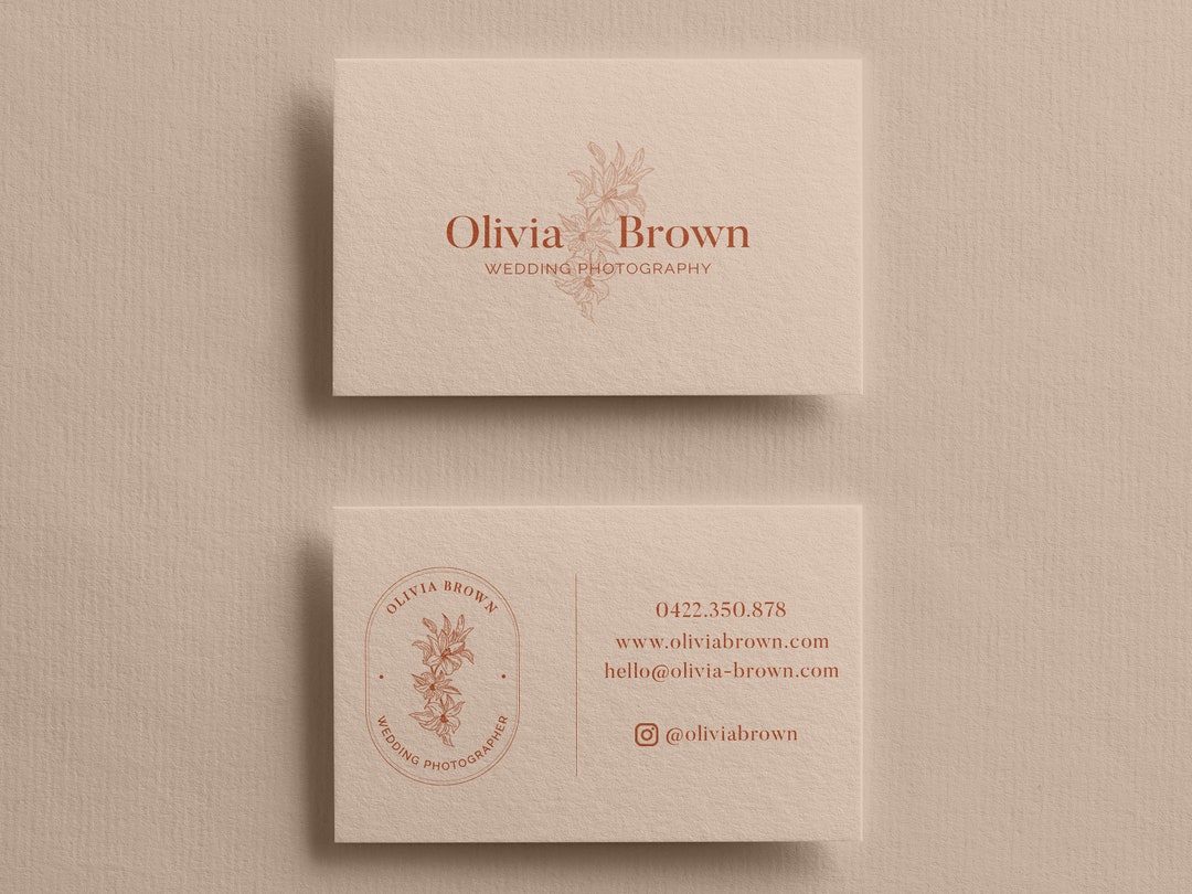 Business Card Template DIY Printable Business Card - Etsy