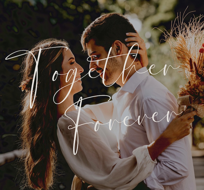 Cursive Font, Calligraphy Font, Cursive Script Font, Wedding Font, Cricut Font, Modern Font, Fonts For Cricut, Digital Font, Script Font image 8