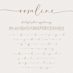 Cursive Font, Calligraphy Font, Cursive Script Font, Wedding Font, Cricut Font, Modern Font, Fonts For Cricut, Digital Font, Script Font image 9