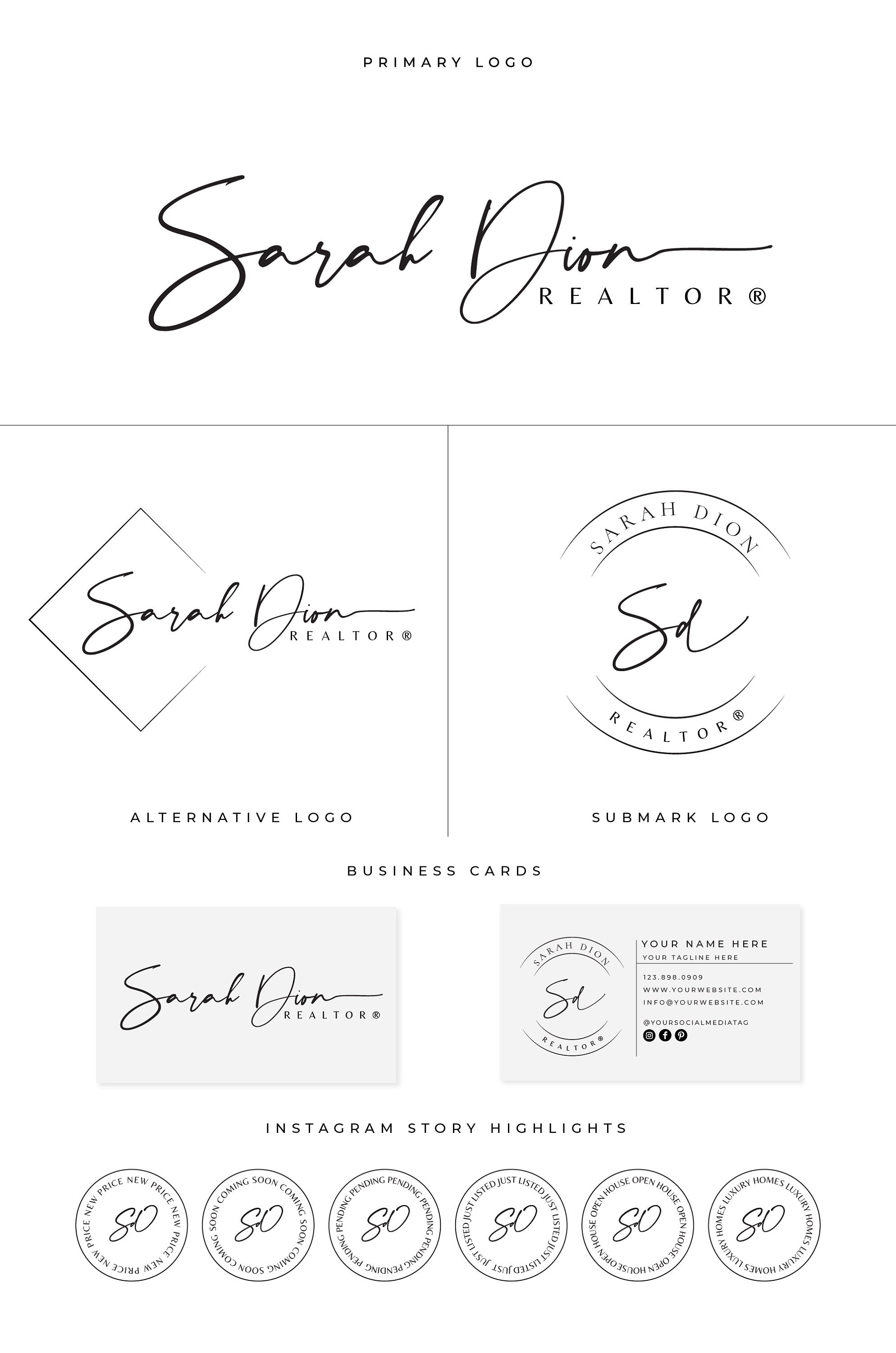 Real Estate Logo, Realty Logo, Realtor Logo, Broker Logo, House Logo ...