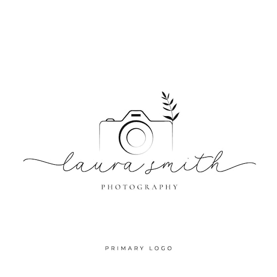 Photography Logo | Watermark Logo | Signature Photographer Logo | Handwritten Nature Photography Logo | Circle Logo | Photo Watermark