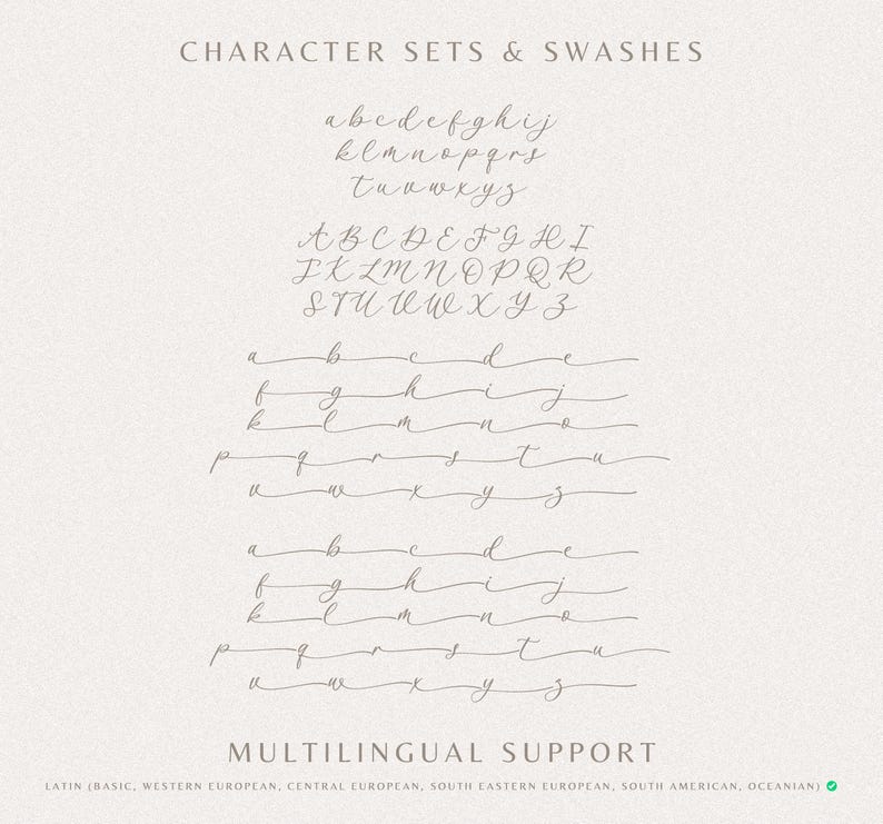 Handwritten Script Font, Cursive Font, Fonts for Cricut, Procreate Font ...