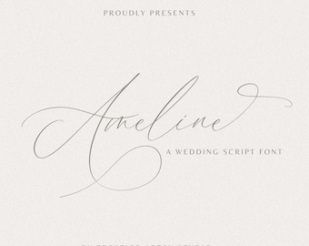 Cursive Font, Calligraphy Font, Cursive Script Font, Wedding Font, Cricut Font, Modern Font, Fonts For Cricut, Digital Font, Script Font