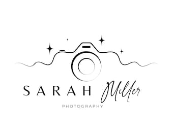 Photography Branding Kit | Camera Logo Design | Premade Photographer & Wedding Watermark Logo