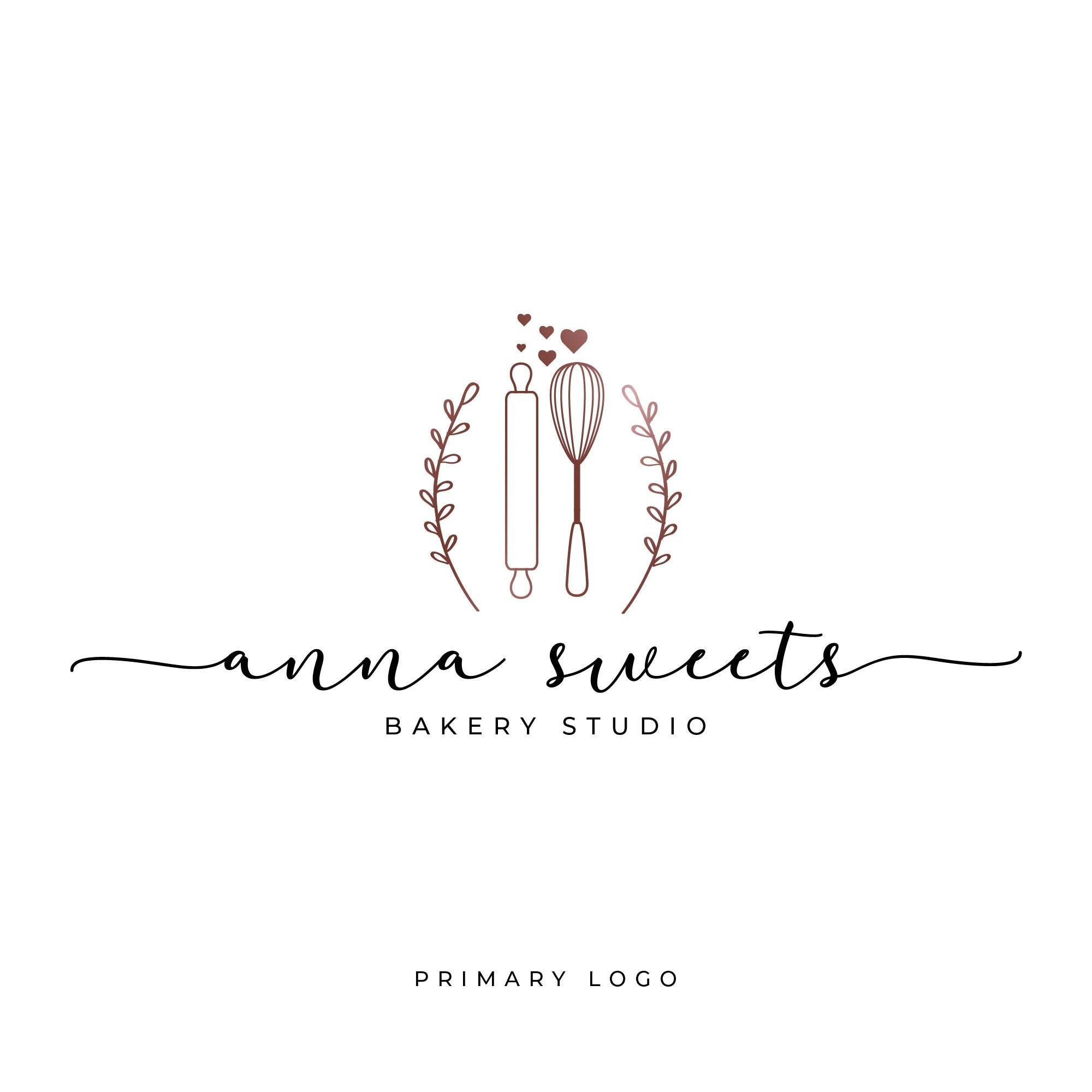 Bakery Logo Design Baker Logo Watermark Logo Bakery Shop - Etsy