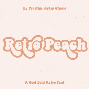 Retro-Schrift, Groovy-Schrift, Vintage-Schrift, Canva-Schrift, Cricut-Schrift, Procreate-Schrift, Vintage-Schrift, Procreate-Schrift, Bubbly-Schrift, 70er Jahre Schrift