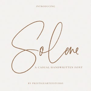 Cursive Font, Calligraphy Font, Cursive Script Font, Wedding Font, Cricut Font, Modern Font, Fonts For Cricut, Digital Font, Script Font