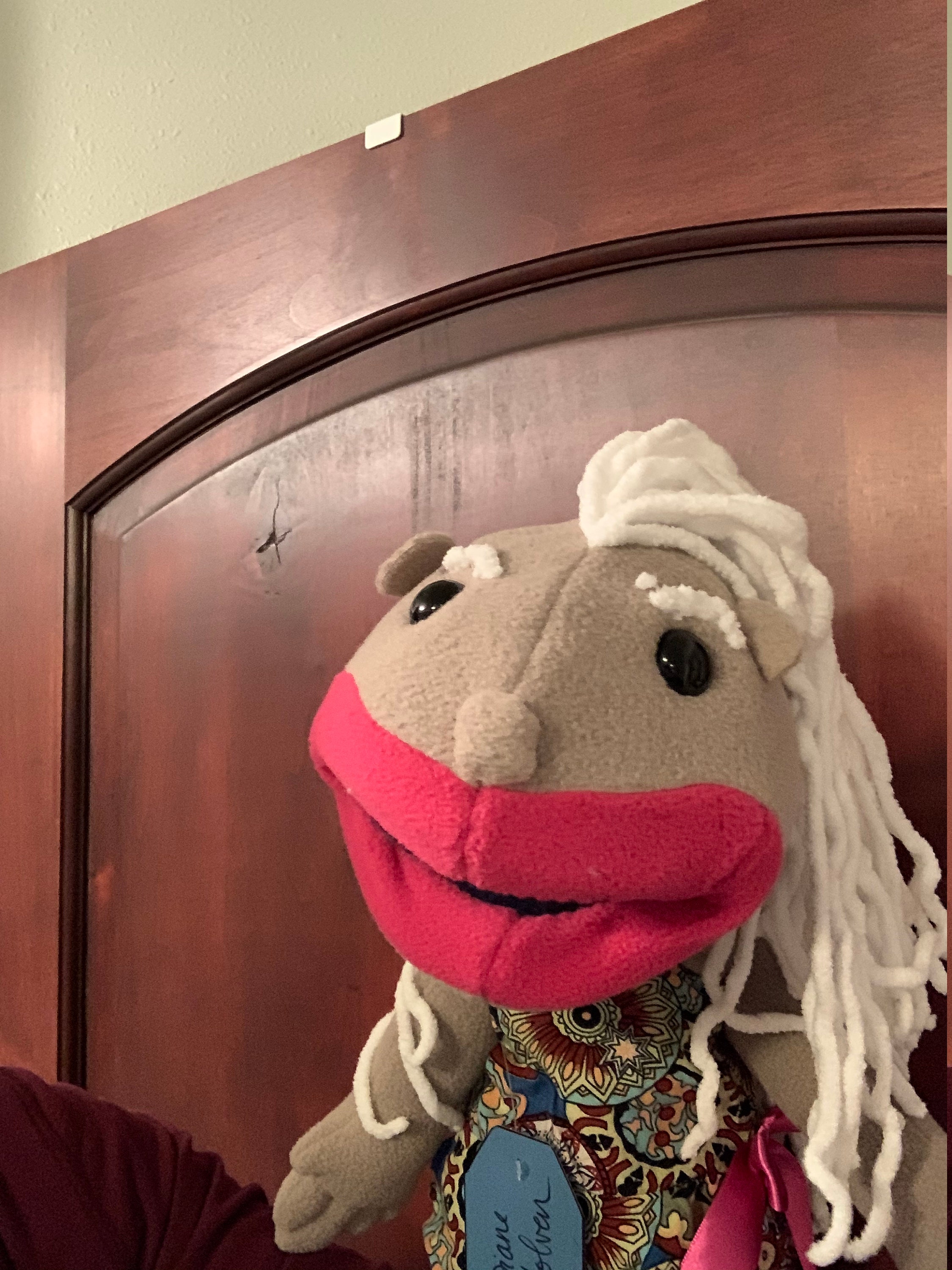 Full Body Hand Puppet Lipstick Lady Etsy