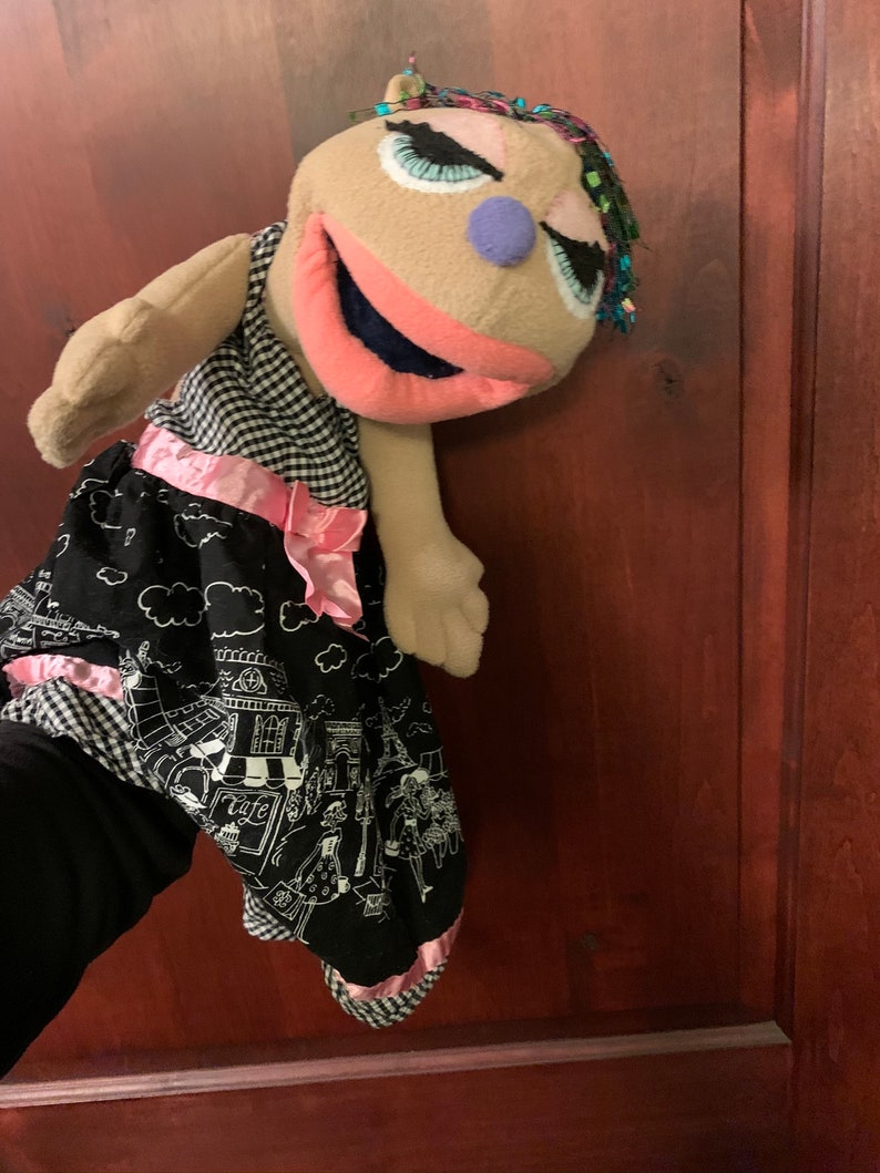 Puppet Fancy Lady Etsy