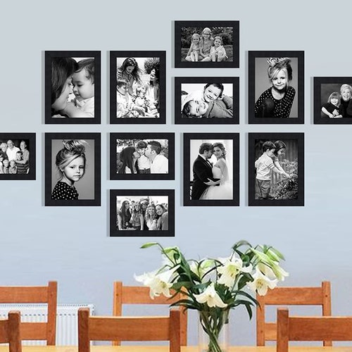 Photo Picture Wall Frame Set Gallery Modern 12 Etsy