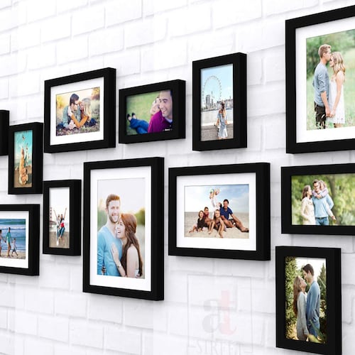 Photo Picture Wall Frame Set Gallery Modern 12 Etsy