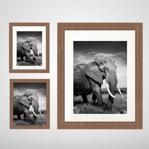 A3 / A4 / A5 / A6  Brown Texture Frame - WHITE MOUNT - Photo Picture Print Poster Frame - Ready to dispatched