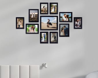 Personalized Photo Frame Set – Elegant 11 Piece Gallery Wall Décor for Home