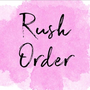 RUSH ORDER - Get a Digital File in less than 36 hours with this added to your cart!