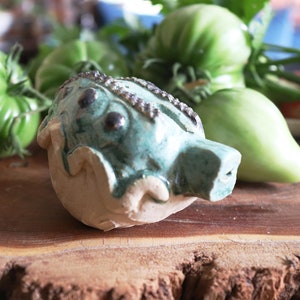 Unique Clay Instrument - Ceramic Flute with a Magical Sound, Ocarina, Bird, Traditional, Handcrafted Little Flute