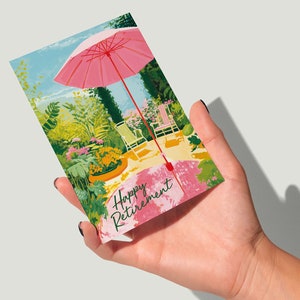 Carte de retraite heureuse | Carte de retraite | Carte de retraite | Carte pour la retraite | Carte de travail de départ | Carte Vous prenez votre retraite