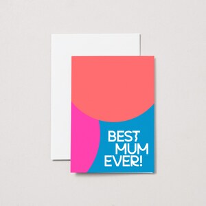 Beste moeder ooit | Moederdagkaart | Verjaardagskaart | Kaart voor mama | Kaart voor haar