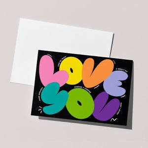 Je t'aime carte | Saint-Valentin d'anniversaire