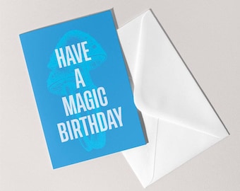 ayez un champignon magique d'anniversaire magique | Anniversaire