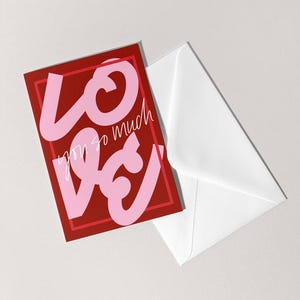 Je t'aime carte | Saint-Valentin d'anniversaire