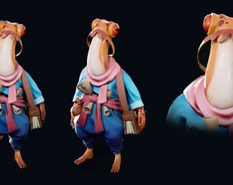 Crear personajes caricaturescos/semi-realistas en 3D
