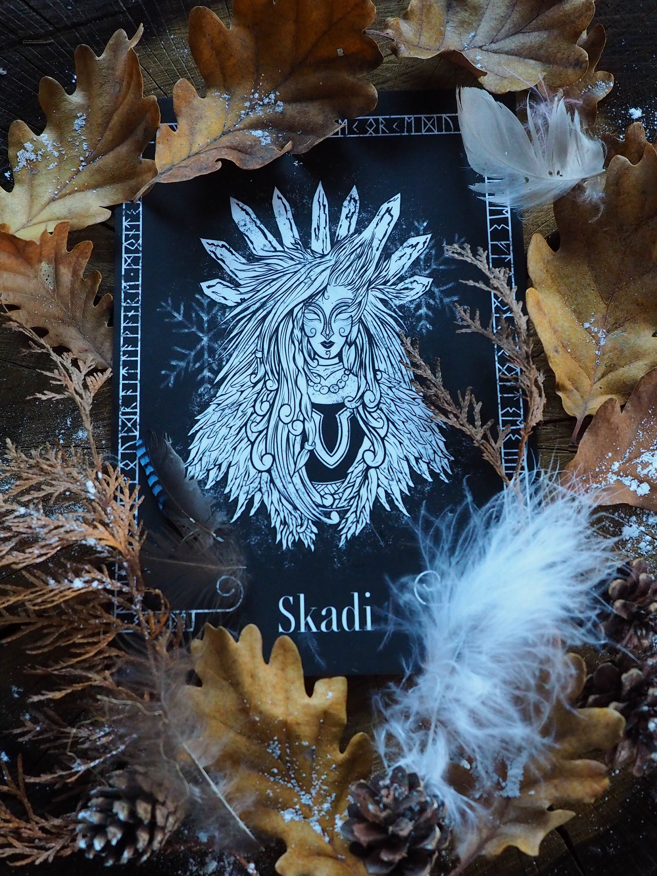 Skadi - Print Winter Nordic Mythology