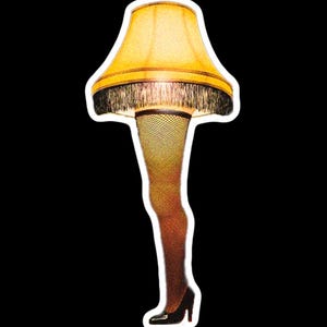 A Christmas Story -  Leg Lamp Vinyl Sticker