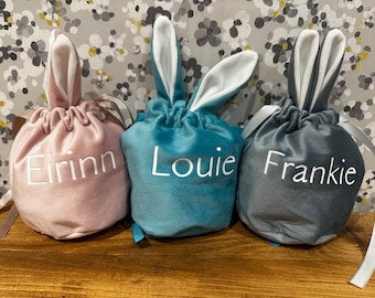 Personalised Bunny Bags | Easter Bags | Bunny Bags | Personalised Easter Gift Bags