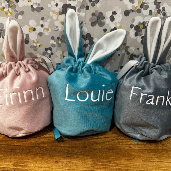 Personalised Bunny Bags | Easter Bags | Bunny Bags | Personalised Easter Gift Bags