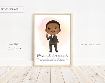 Martin Luther King Jr. Quote Print, Inspirational Art (Digital File)