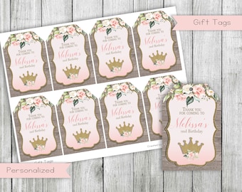 PERSONALISED CROWN Mother's Day Gift Wedding Favour Birthday Party Gift Tag Deco PERSONALISED CROWN Mother's Day Gift Wedding Favour Birthday Party Gift Tag Deco
