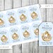 Noah's Ark Baby Shower Thank You Tags, Gift Tags, Party Favors ...