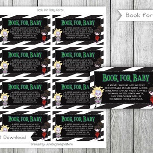 Ghost Friends babyshowerboek voor baby, boek voor babykaart, babyshowerboek voor babyverzoekkaart, digitaal, direct downloaden