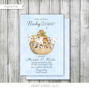 Noah's Ark Baby Shower Thank You Tags, Gift Tags, Party Favors ...