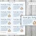 Noah's Ark Baby Shower Thank You Tags, Gift Tags, Party Favors ...