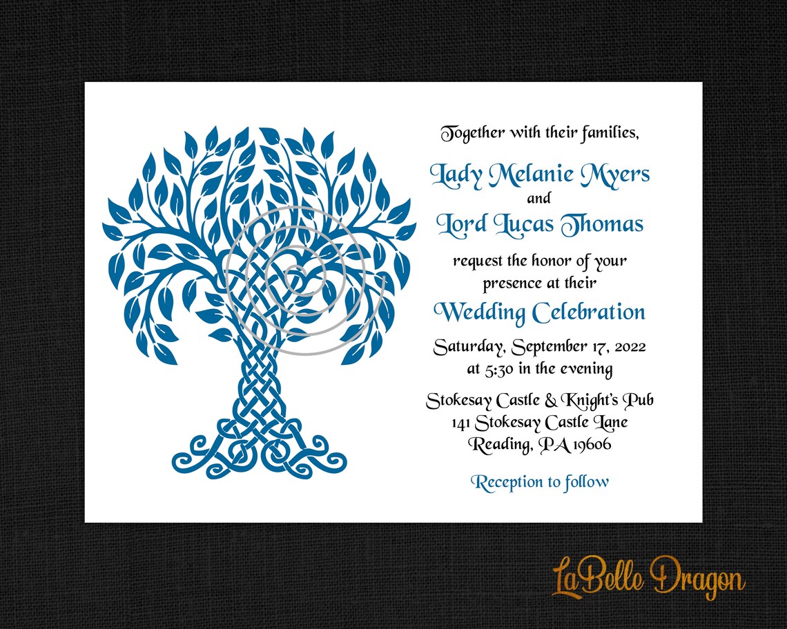 TREE OF LIFE Wedding Invitation Tree of Life Wedding Cheap - Etsy UK