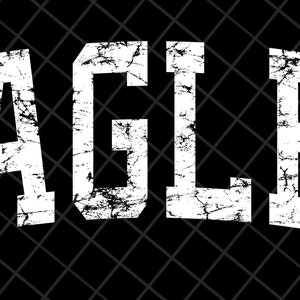 White Eagles Distressed Collegiate PNG, Digital Download