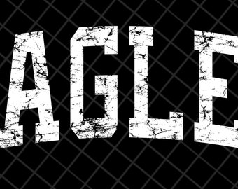 White Eagles Distressed Collegiate PNG, Digital Download