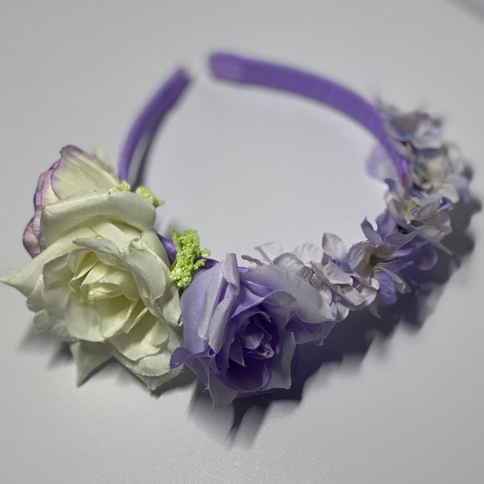 Lavender Flower headband for Girls and Women Etsy