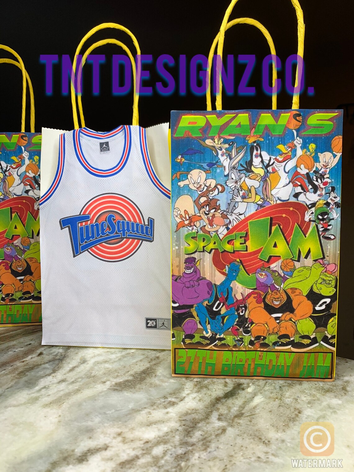 Space Jam Gift Bags Retro Space Jam Party FavorsSpace Jam Etsy